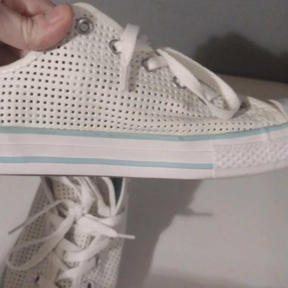 Youth Converse Perforated Sneakers size 6